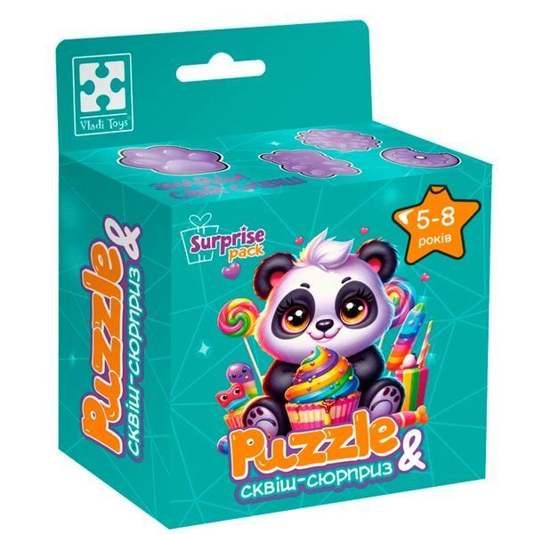 Пазли з сюрпризом Панда Vladi Toys VT8030-08 189596 фото &mdash; Кузя