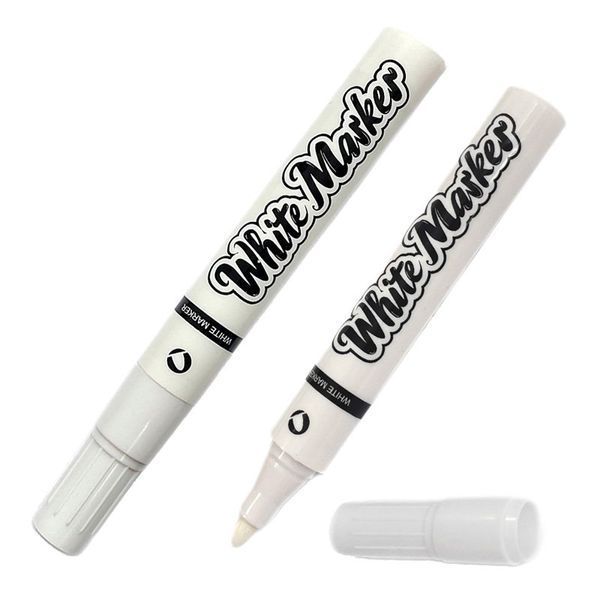 Маркер перманентний білий AW1934 White Marker 194924 фото &mdash; Кузя