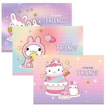 Альбом для рисования Школярик Friends PB РG 020 8513, 20 л, 3 вида 184276 фото &mdash; Кузя