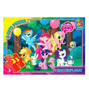 Пазли "G-Toys" midi MLP 007 "Маленькі поні", 35 ел. 132962 фото &mdash; Кузя