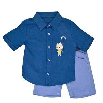 Костюм для мальчика летний 80-104(1-4лет) арт.5056 174359 фото &mdash; Кузя