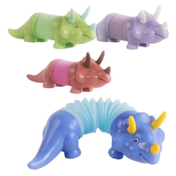 Игрушка-антистресс с подсветкой "Динозаврик" POP Toobs SS 4029 , 4 цвета 156871 фото &mdash; Кузя