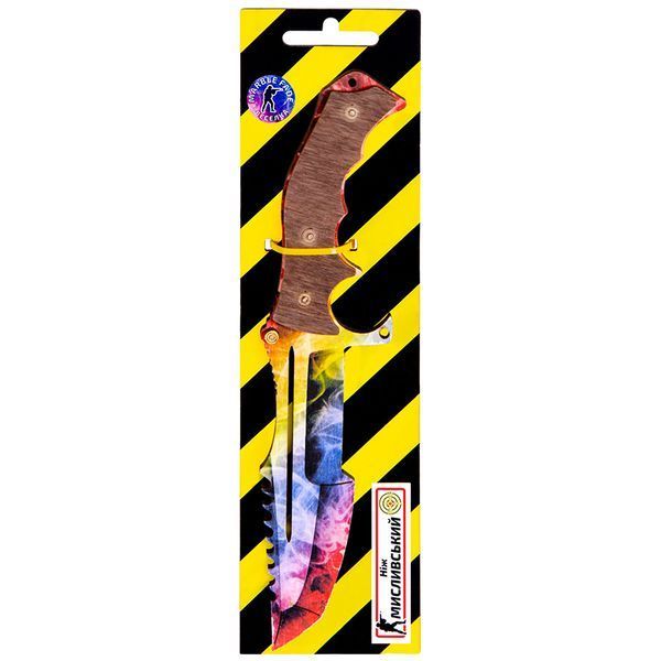 Деревянная игрушка сувенир Охотничий CS GO Marble fade 129369 фото &mdash; Кузя