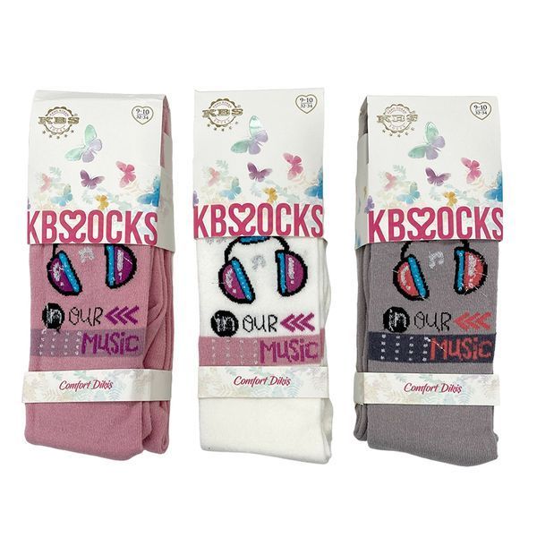 Колготы детские для девочки 5-6 лет, "KBS" 3 цвета 173030 фото &mdash; Кузя