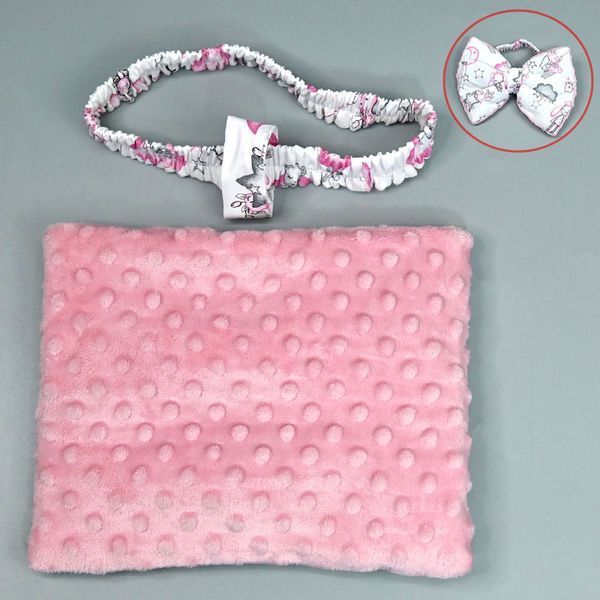 Дитячий конверт на виписку для дівчинки рожевий 80-80 см 181725 фото &mdash; Кузя
