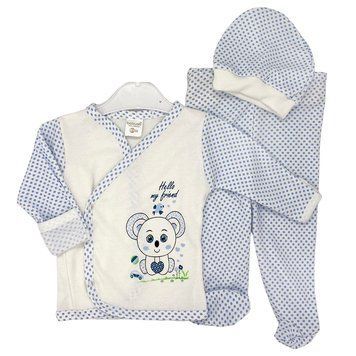 Костюм для мальчика трикотажный 56-62(0-3м.) арт.422, 2 цвета 161246 фото &mdash; Кузя