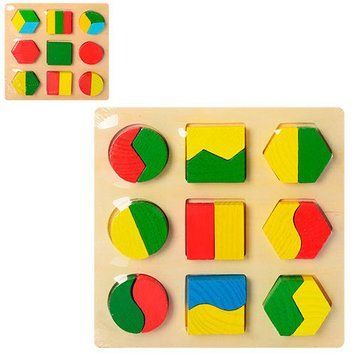 Деревянная игрушка Геометрика MD 0716 129970 фото &mdash; Кузя