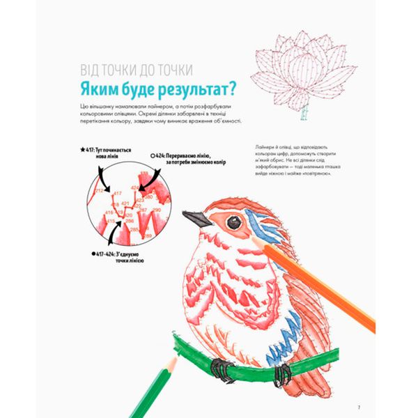 Розмальовка-антистрес "Точкографія. У світі природи" 159221 фото — Кузя