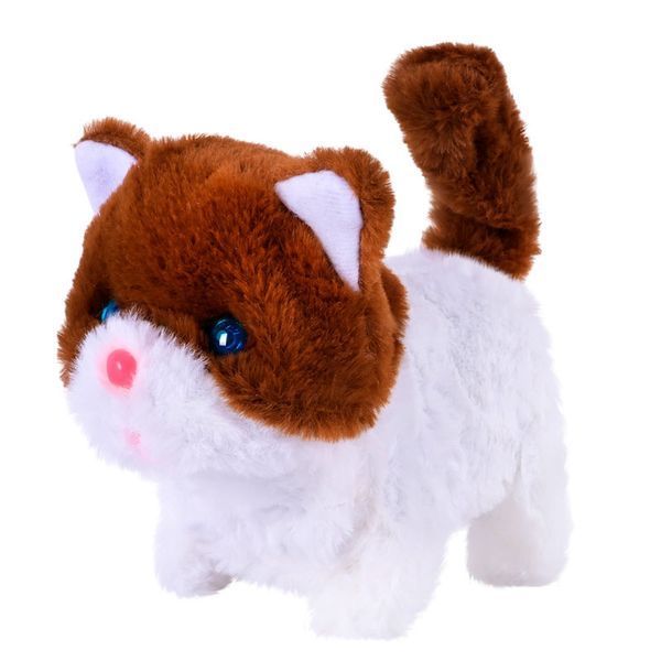 Интерактивная мягкая игрушка Котик C23908, 4 цвета 183585 фото &mdash; Кузя