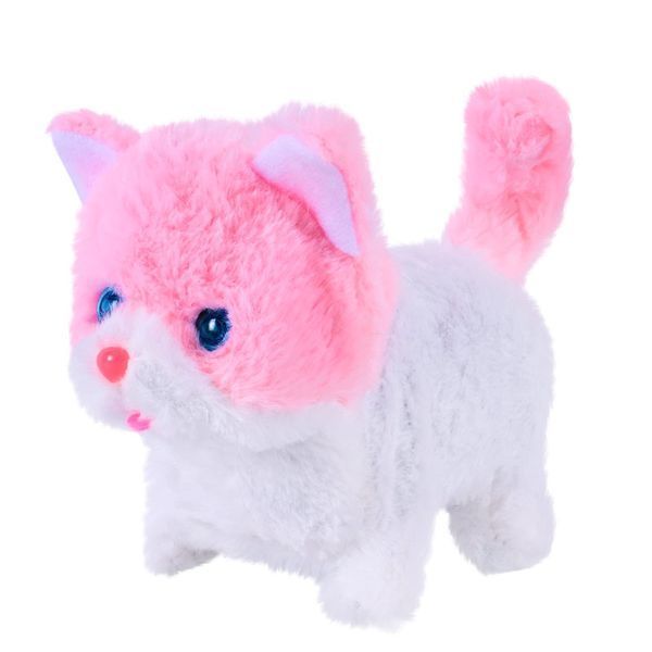 Интерактивная мягкая игрушка Котик C23908, 4 цвета 183585 фото &mdash; Кузя