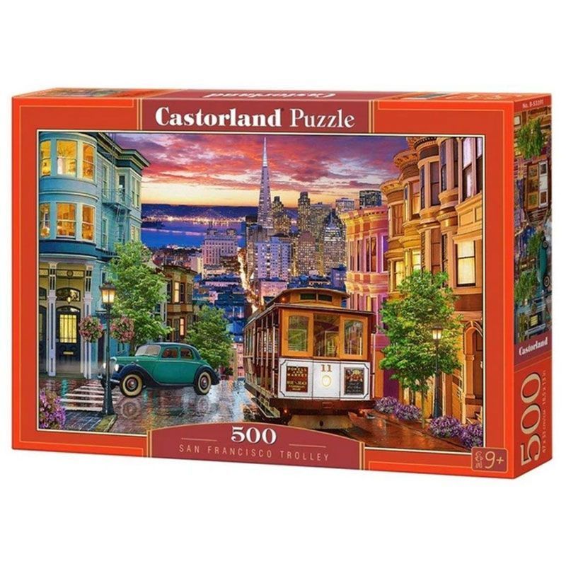 Купить Пазлы Трамвай Сан-Франциско Castorland 53391 Castorland
