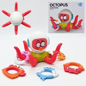 Игрушка для ванной кольцеброс Осьминог Q 05 Y 184114 фото &mdash; Кузя