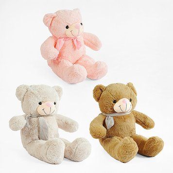Мягкая игрушка "Мишка в шарфике" С 62981, 3 цвета 172372 фото &mdash; Кузя