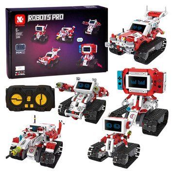 Конструктор на радіокеруванні 5в1 STEM Robots Pro K96167 із програмуванням 195360 фото &mdash; Кузя