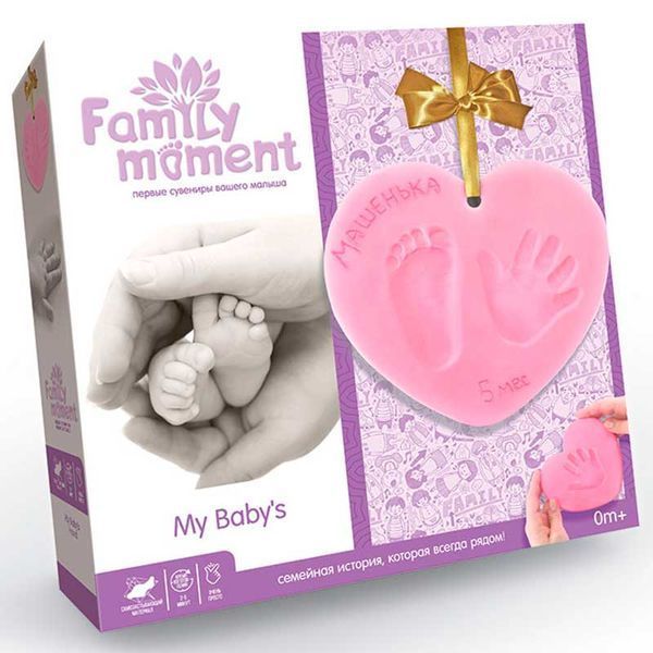 Набір для відбитка ручки і ніжки "Family Moment" FMM-01-01 118578 фото &mdash; Кузя