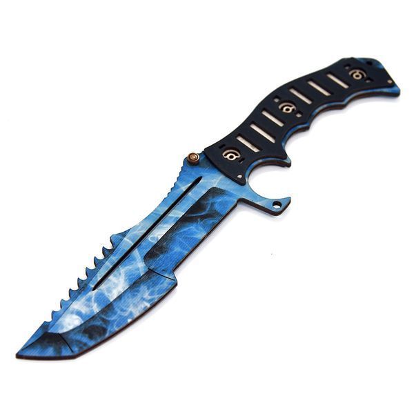 Деревянная игрушка нож Охотничий CS GO Crystall fade 129366 фото &mdash; Кузя