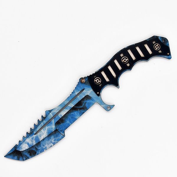 Деревянная игрушка нож Охотничий CS GO Crystall fade 129366 фото &mdash; Кузя