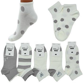 Носки детские для девочки р 32-37 с рисунком CY 510-3 186211 фото &mdash; Кузя