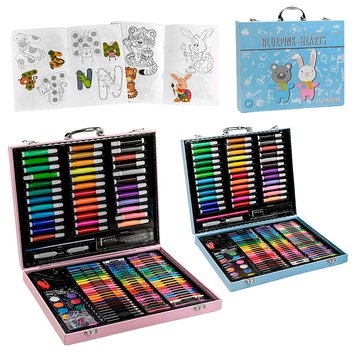 Дитячий набір для малювання у валізі С 49383, 152 предмети, 2 кольори 170932 фото