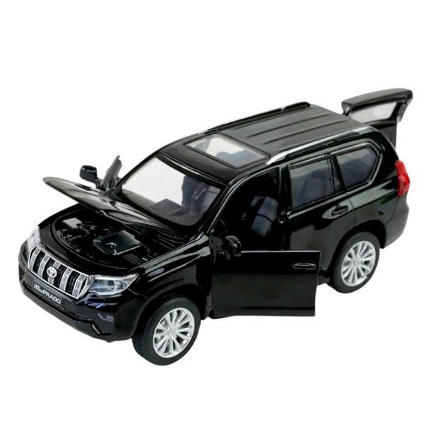 Металева машинка Toyota Land Cruiser Prado Автопром 68482B зі світлом і звуком 195351 фото &mdash; Кузя