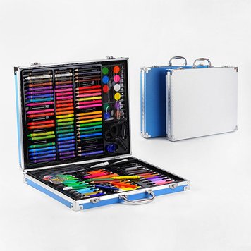 Дитячий набір для малювання у валізі С 49386, 130 предметів, 2 кольори 170933 фото