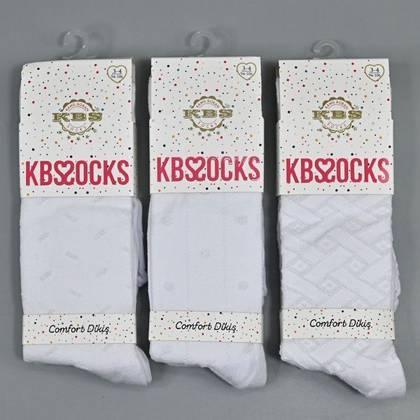 Дитячі колготки на дівчинку 3-4 роки, "KBS" ажурні,білі 185724 фото &mdash; Кузя
