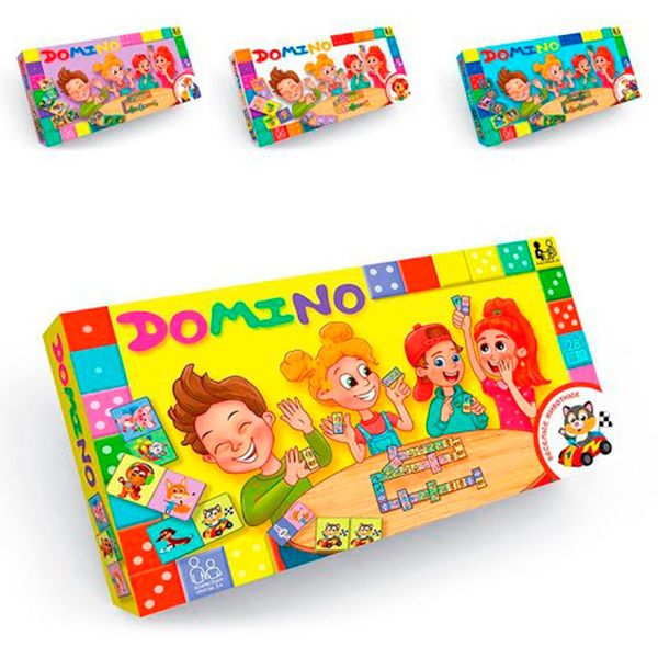 Доміно дитяче Danko Toys DTG-DM-01,02,03,04, 4 види 151897 фото — Кузя