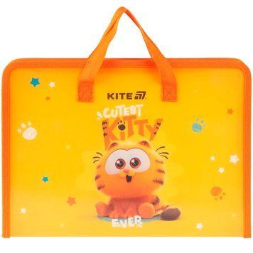 Дитячий пластиковий портфель A4 з ручками Kite Cutest Kitty GF25-202