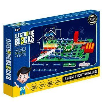 Электронный конструктор Electronic Blocks на 268 проектов 671, 40 деталей 192134 фото &mdash; Кузя