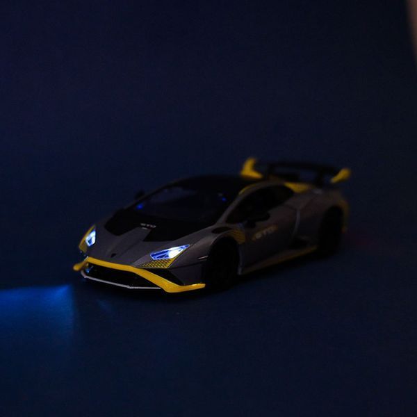 Машинка металлическая с подсветкой и звуком Lamborghini STO Автопром 68716AG 186853 фото &mdash; Кузя