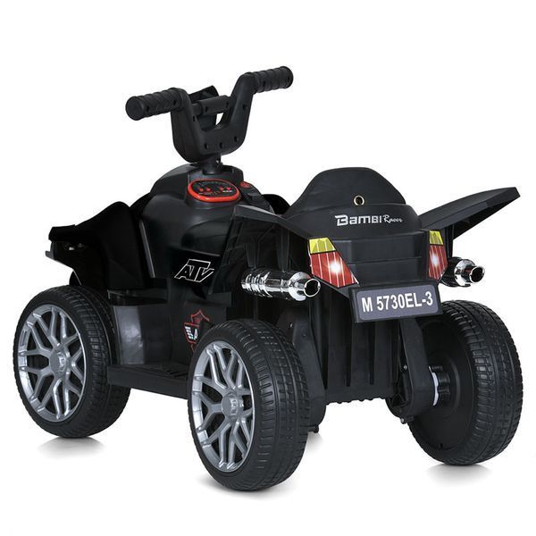 Дитячий електроквадроцикл Bambi Racer M 5730EL-2 на акумуляторі, чорний