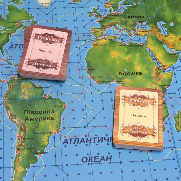 Детская настольная игра "Вокруг света", укр. 22991 фото &mdash; Кузя