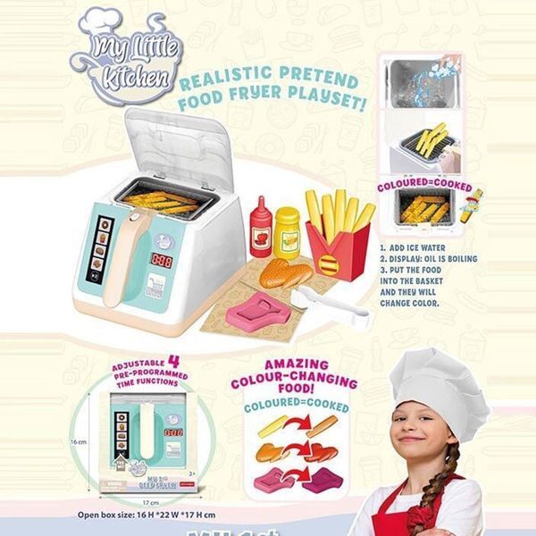 Фритюрниця іграшкова на батарейках продукти змінюють колір 7 GT 02 187941 фото &mdash; Кузя