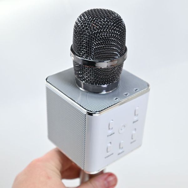 Микрофон-караоке Bluetooth беспроводной Q7 A, 2 цвета 189764 фото &mdash; Кузя