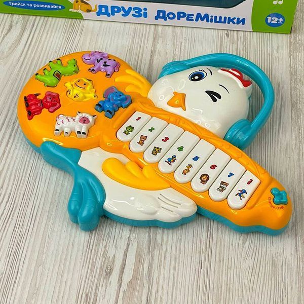 Розвиваюча іграшка - піаніно FT 0011, звук, світло, 2 кольори, укр.мова FT 0011 фото &mdash; Кузя