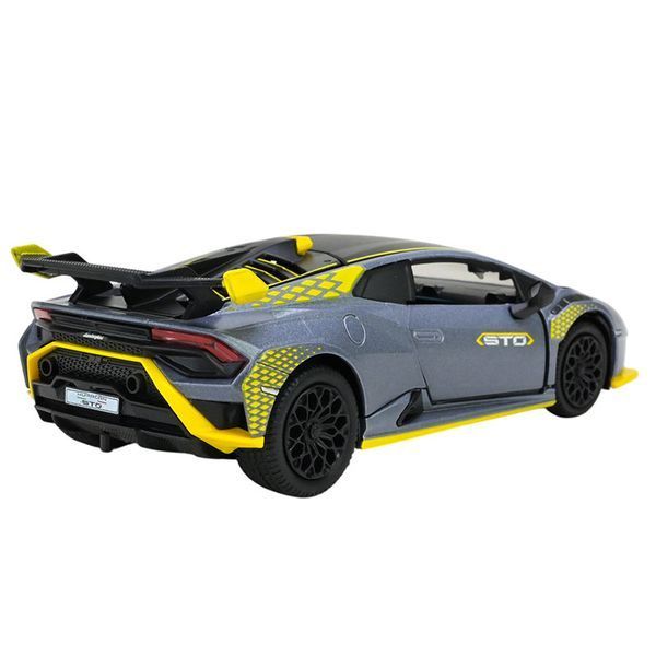 Машинка металлическая с подсветкой и звуком Lamborghini STO Автопром 68716AG 186853 фото &mdash; Кузя