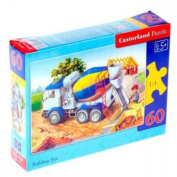 Пазлы Castorland 06373 "Бетономешалка" 60 элементов 28667 фото &mdash; Кузя