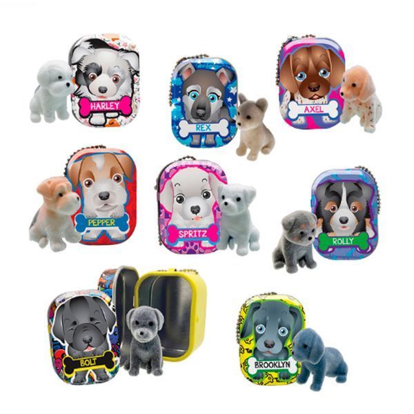 Фігурка-сюрприз флокова Cool Things Puppy club Цуценята з 5-ї авеню PL059 188511 фото &mdash; Кузя