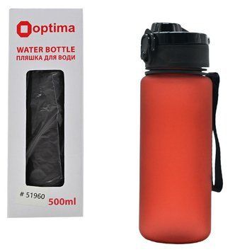 Пляшка для води Optima 500 мл червона O51960