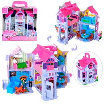 Іграшковий будиночок для ляльок "Моя люба хатинка" F611, 2 кольори 75571 фото