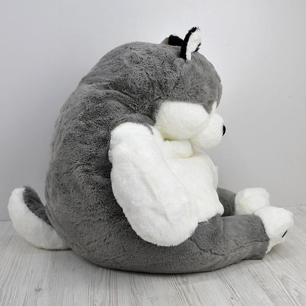 Мягкая игрушка подушка "Собачка Хаски" C15501, 80 см 168544 фото &mdash; Кузя