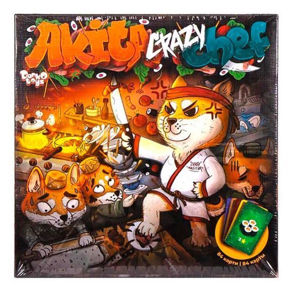 Дитяча настільна гра "Akita Crazy Chef" G-ACC-01-01 (укр) 139651 фото &mdash; Кузя