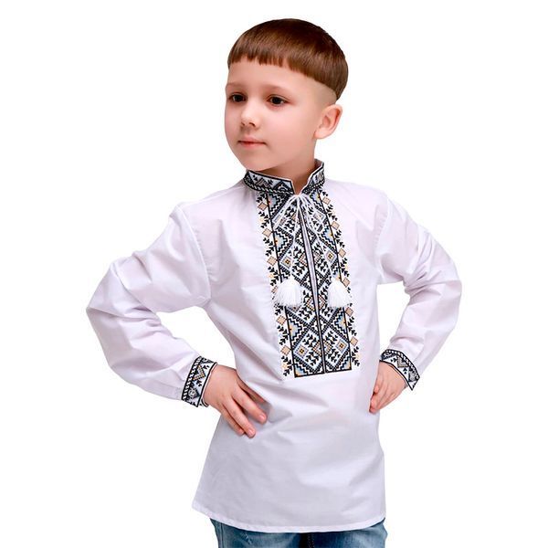 Вышиванка для мальчика "Ілля" 140р 165278 фото &mdash; Кузя