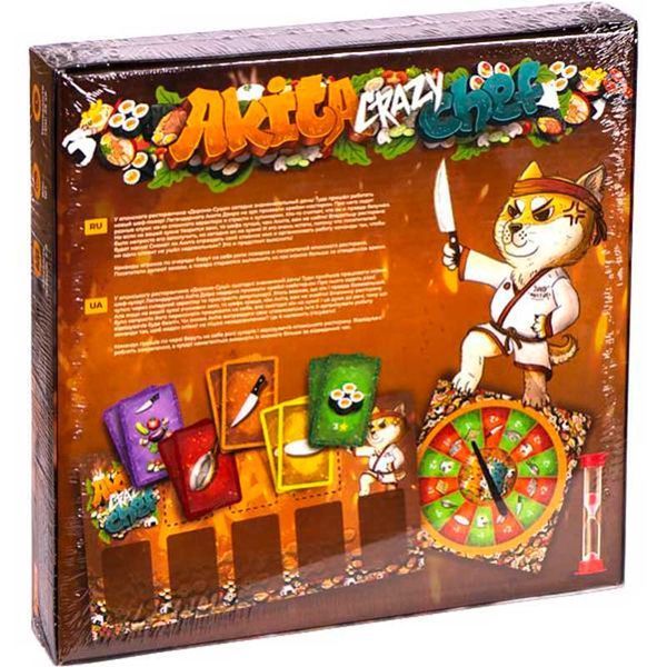 Дитяча настільна гра "Akita Crazy Chef" G-ACC-01-01 (укр) 139651 фото &mdash; Кузя