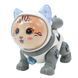 Інтерактивне кошеня Space Cat QF 378-3 з диско-кулею та парогенератором, 2 кольори 191800 фото 2 &mdash; Кузя