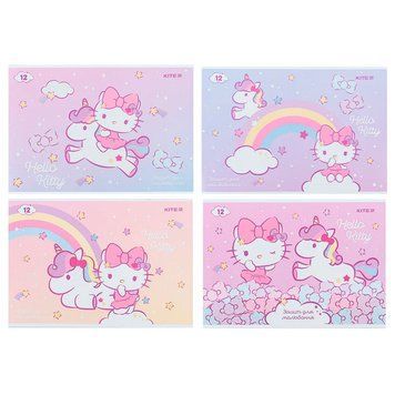 Альбом для малювання Kite Hello Kitty HK24-241-1 на скобі, 12 аркушів 194596 фото &mdash; Кузя