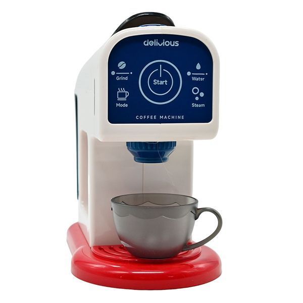 Игрушечная кофемашина на батарейках с аксессуарами J 601 186240 фото &mdash; Кузя