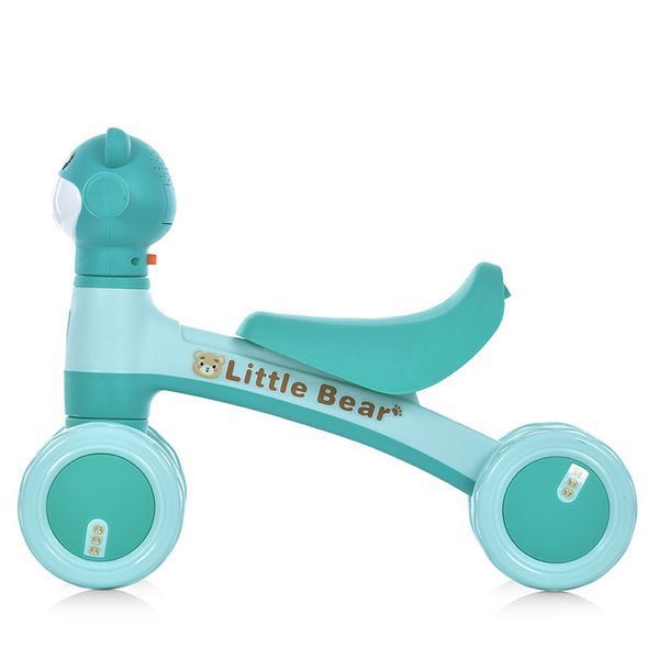 Чотириколісний біговел-каталка Bambi M 5762-4 з підсвічуванням і музикою, зелений 191906 фото — Кузя