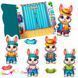 Гра з липучками Одягалка Зайчик Vladi Toys VT 320-04 з набором одягу та ігровим фоном 192332 фото 2 &mdash; Кузя