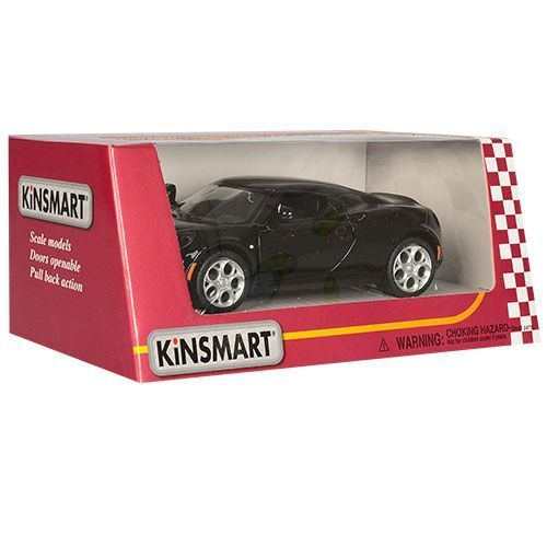 Машинка металлическая Alfa Romeo 4C Кinsmart КT 5366 W, 4 цвета 77454 фото &mdash; Кузя